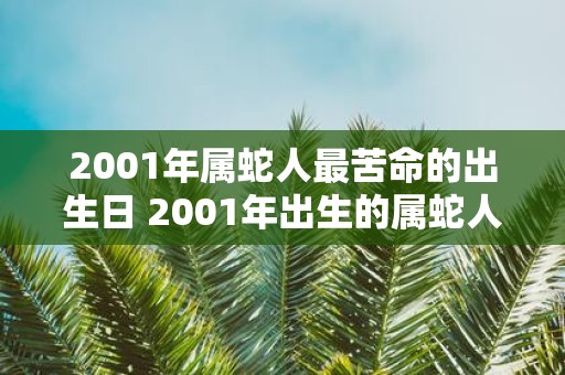 2001年属蛇人最苦命的出生日 2001年出生的属蛇人到底哪一天最苦命