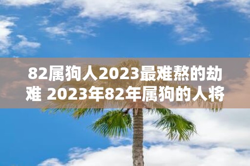 82属狗人2023最难熬的劫难 2023年82年属狗的人将面临怎样的劫难最难熬的是什么