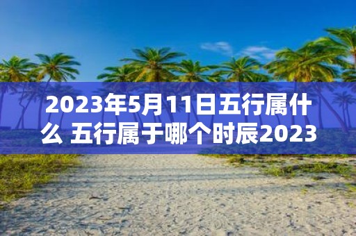 2023年5月11日五行属什么 五行属于哪个时辰2023年5月11日