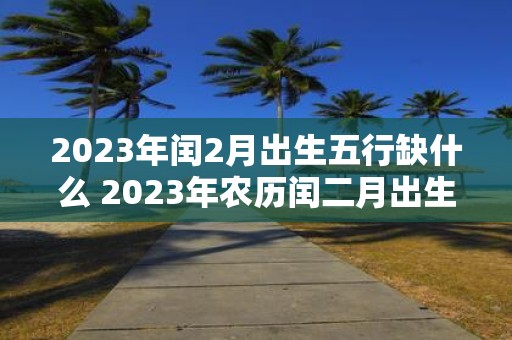 2023年闰2月出生五行缺什么 2023年农历闰二月出生的人五行中有哪个缺失