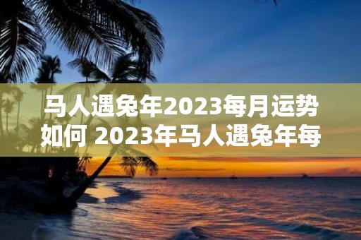 马人遇兔年2023每月运势如何 2023年马人遇兔年每个月的运势如何