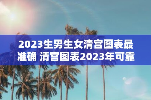 2023生男生女清宫图表最准确 清宫图表2023年可靠预测宝宝性别谁能提供最精准信息