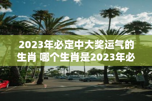 2023年必定中大奖运气的生肖 哪个生肖是2023年必中大奖运气的