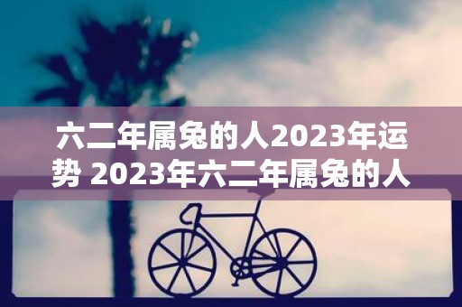 六二年属兔的人2023年运势 2023年六二年属兔的人运势如何