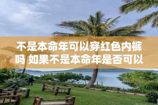 不是本命年可以穿红色内裤吗 如果不是本命年是否可以穿红色内裤