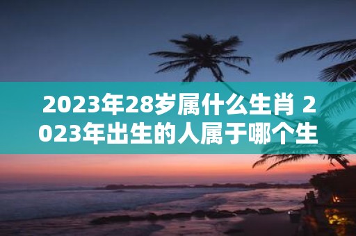 2023年28岁属什么生肖 2023年出生的人属于哪个生肖