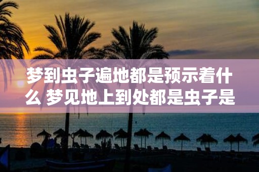 梦到虫子遍地都是预示着什么 梦见地上到处都是虫子是什么意思