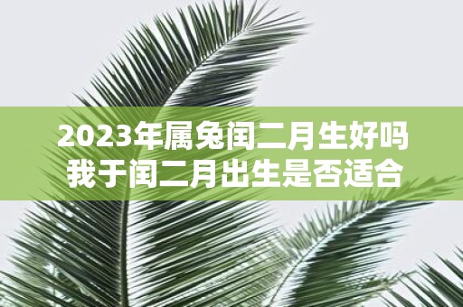 2025年属兔闰二月生好吗 我于闰二月出生是否适合属兔的人在2025年出生