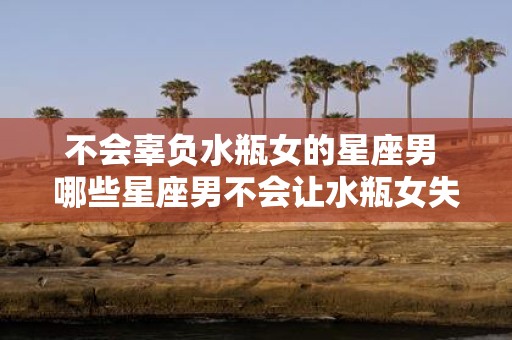 不会辜负水瓶女的星座男 哪些星座男不会让水瓶女失望