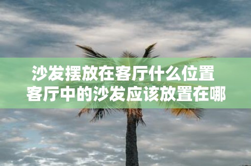 沙发摆放在客厅什么位置 客厅中的沙发应该放置在哪个位置