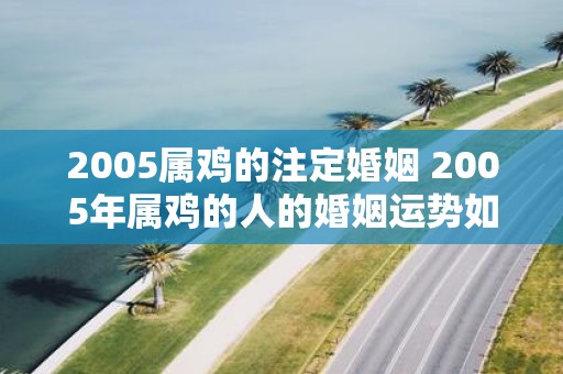 2005属鸡的注定婚姻 2005年属鸡的人的婚姻运势如何