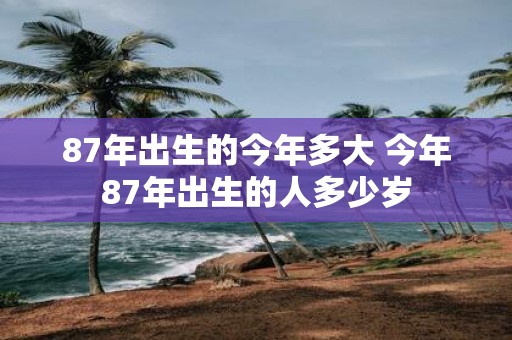 87年出生的今年多大 今年87年出生的人多少岁