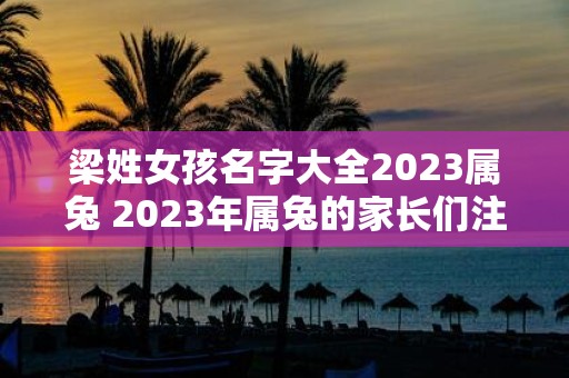 梁姓女孩名字大全2025属兔 2025年属兔的家长们注意啦想起一个好听的梁姓女孩名字来看看这份梁姓女孩名字大全吧
