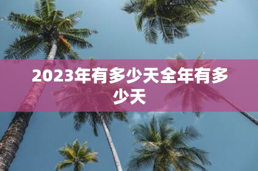 2025年有多少天全年有多少天