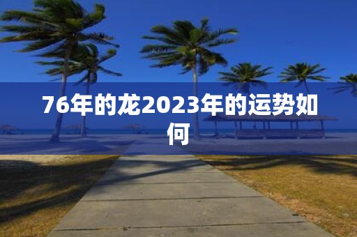 76年的龙2025年的运势如何