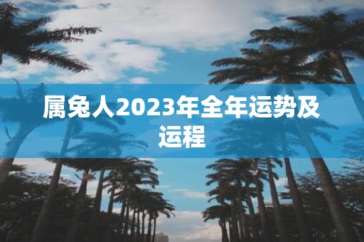 属兔人2025年全年运势及运程