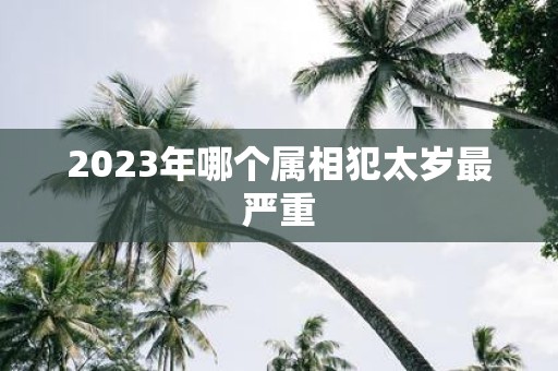 2025年哪个属相犯太岁最严重