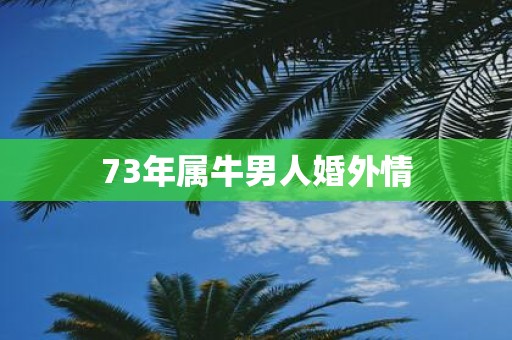 73年属牛男人婚外情
