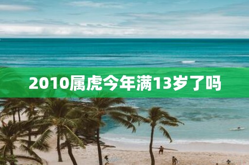 2010属虎今年满13岁了吗