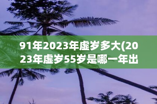 91年2025年虚岁多大(2025年虚岁55岁是哪一年出生的？)