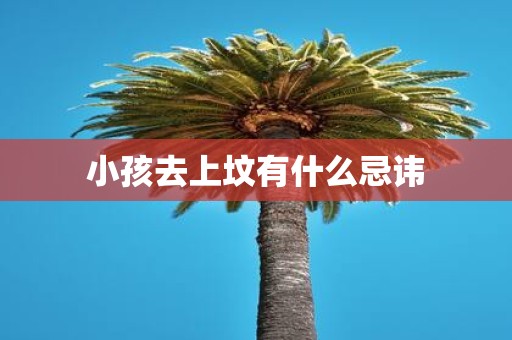 小孩去上坟有什么忌讳