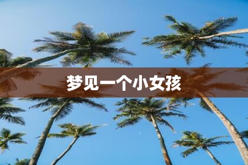 梦见一个小女孩