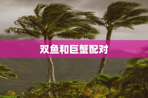 双鱼和巨蟹配对