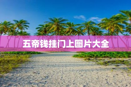五帝钱挂门上图片大全