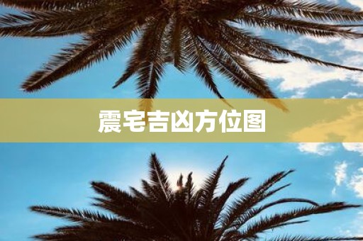 震宅吉凶方位图