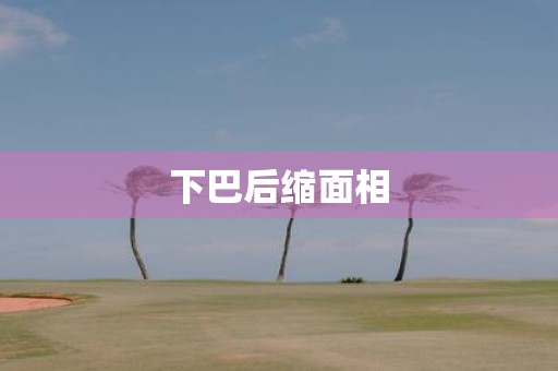 下巴后缩面相