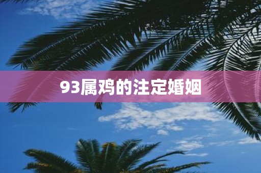93属鸡的注定婚姻