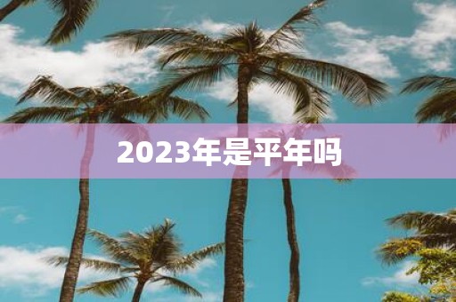2025年是平年吗