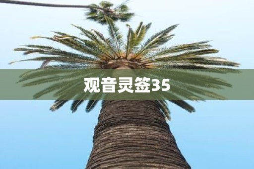 观音灵签35