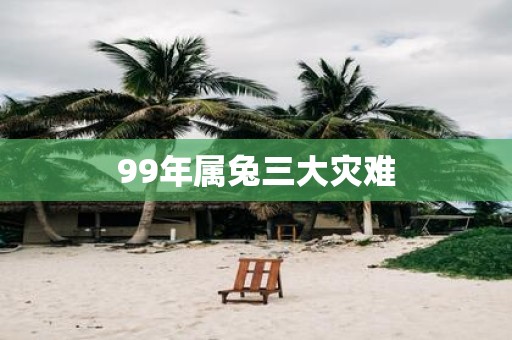 99年属兔三大灾难