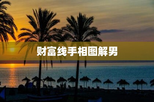 财富线手相图解男