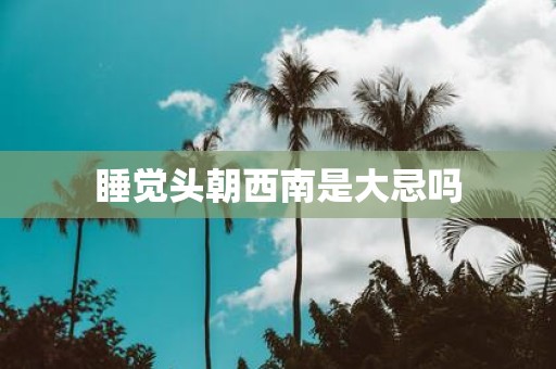睡觉头朝西南是大忌吗