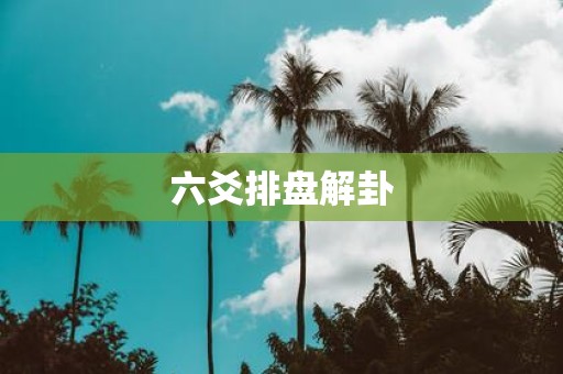 六爻排盘解卦