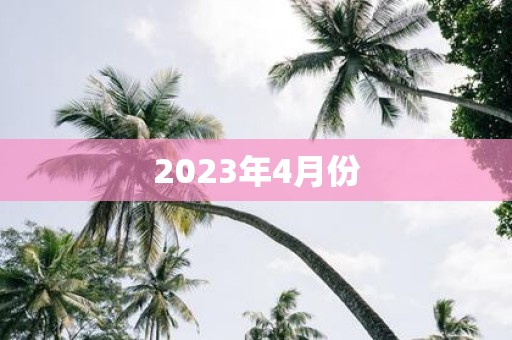 2025年4月份