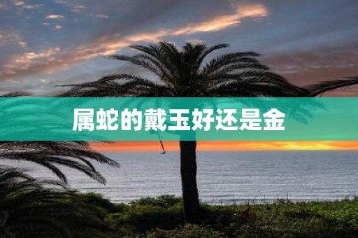 属蛇的戴玉好还是金