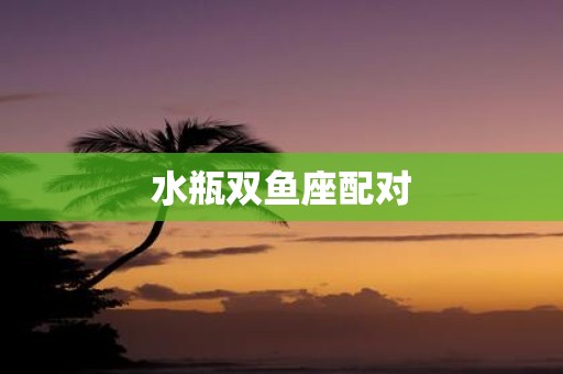 水瓶双鱼座配对
