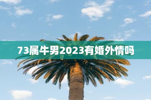 73属牛男2025有婚外情吗