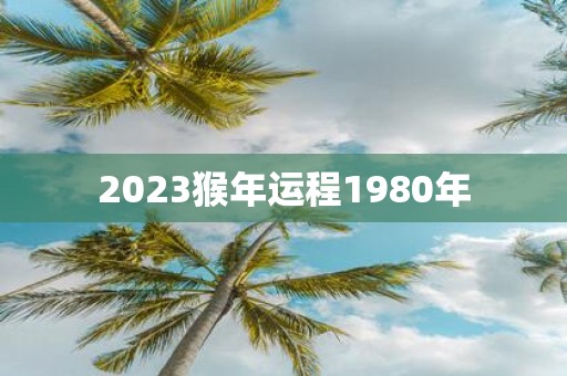 2025猴年运程1980年
