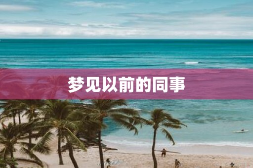 梦见以前的同事