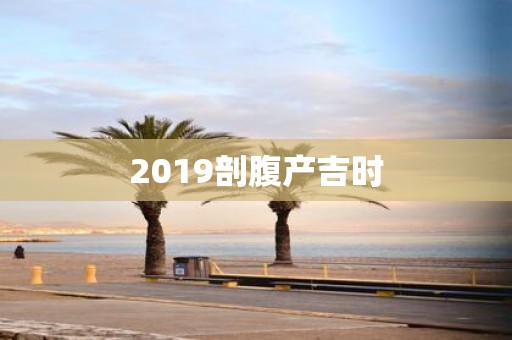 2019剖腹产吉时
