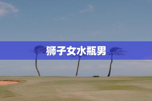 狮子女水瓶男