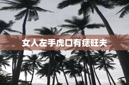 女人左手虎口有痣旺夫