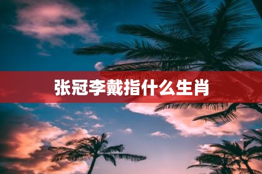 张冠李戴指什么生肖