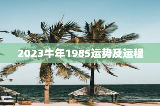2025牛年1985运势及运程