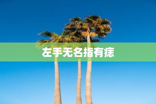 左手无名指有痣