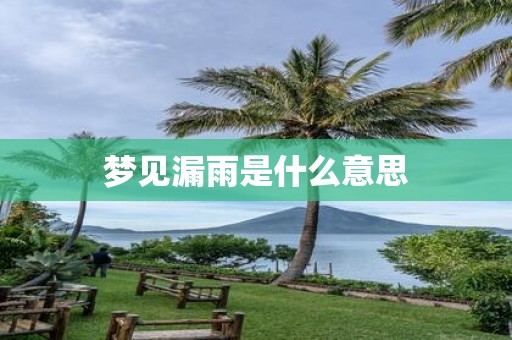 梦见漏雨是什么意思